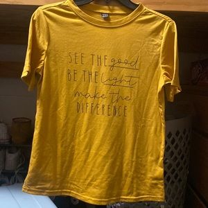 Slogan Graphic Round Neck Tee - SHEIN S